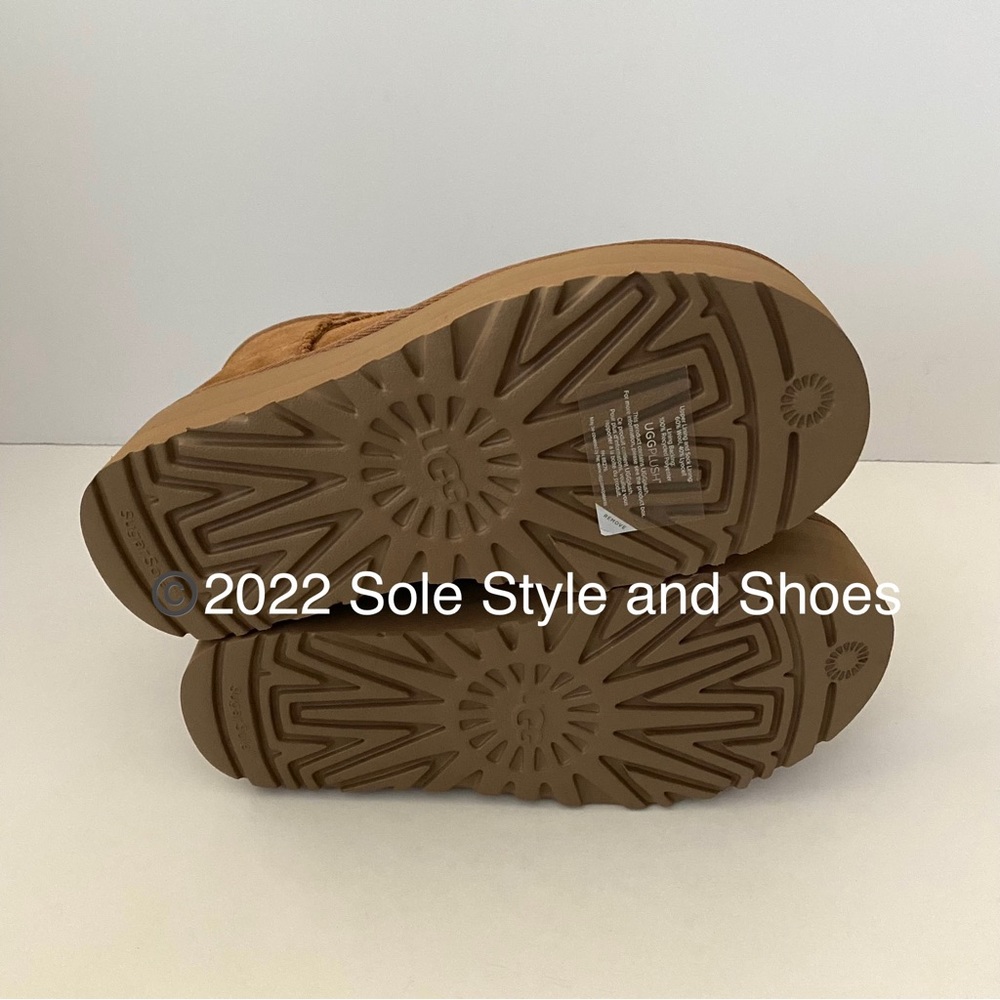 UGG Classic Ultra Mini Platform Boots Chestnut 8 RETAIL $170 - Picture 8 of 12